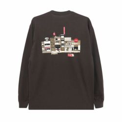 CHOCOLATE LONG SLEEVE チョコレート ロングスリーブTシャツ PIXEL CITY BROWN スケートボード スケボー 