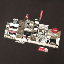 CHOCOLATE LONG SLEEVE チョコレート ロングスリーブTシャツ PIXEL CITY BROWN スケートボード スケボー 3