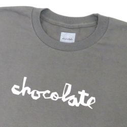 CHOCOLATE LONG SLEEVE チョコレート ロングスリーブTシャツ CHUNK CHARCOAL スケートボード スケボー 1