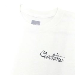 CHOCOLATE LONG SLEEVE チョコレート ロングスリーブTシャツ 94 SCRIPT WHITE スケートボード スケボー 1