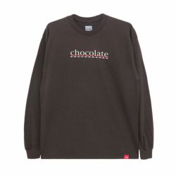 CHOCOLATE LONG SLEEVE<br> チョコレート<br> ロングスリーブTシャツ<br> BAR<br> BROWN<br><br> スケートボード スケボー