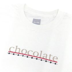 CHOCOLATE LONG SLEEVE チョコレート ロングスリーブTシャツ BAR WHITE スケートボード スケボー 1