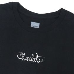 CHOCOLATE T-SHIRT チョコレート Tシャツ 94 SCRIPT BLACK スケートボード スケボー 1