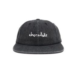 CHOCOLATE CAP チョコレート キャップ EMBROIDERED CHUNK DENIM BLACK スケートボード スケボー 1