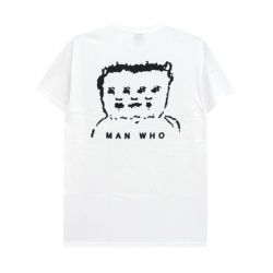 MAN WHO T-SHIRT マンフー Tシャツ MAN WHO WHITE スケートボード スケボー 