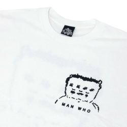 MAN WHO T-SHIRT マンフー Tシャツ MAN WHO WHITE スケートボード スケボー 2