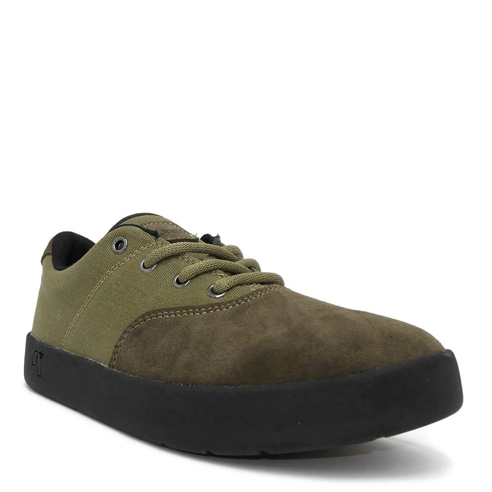 ARETH SHOES アース シューズ スニーカー PLUG KHAKI/GREEN スケートボード スケボー