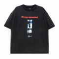APRIL T-SHIRT エイプリル Tシャツ ALWAYS CONNECTED VINTAGE BLACK スケートボード スケボー 