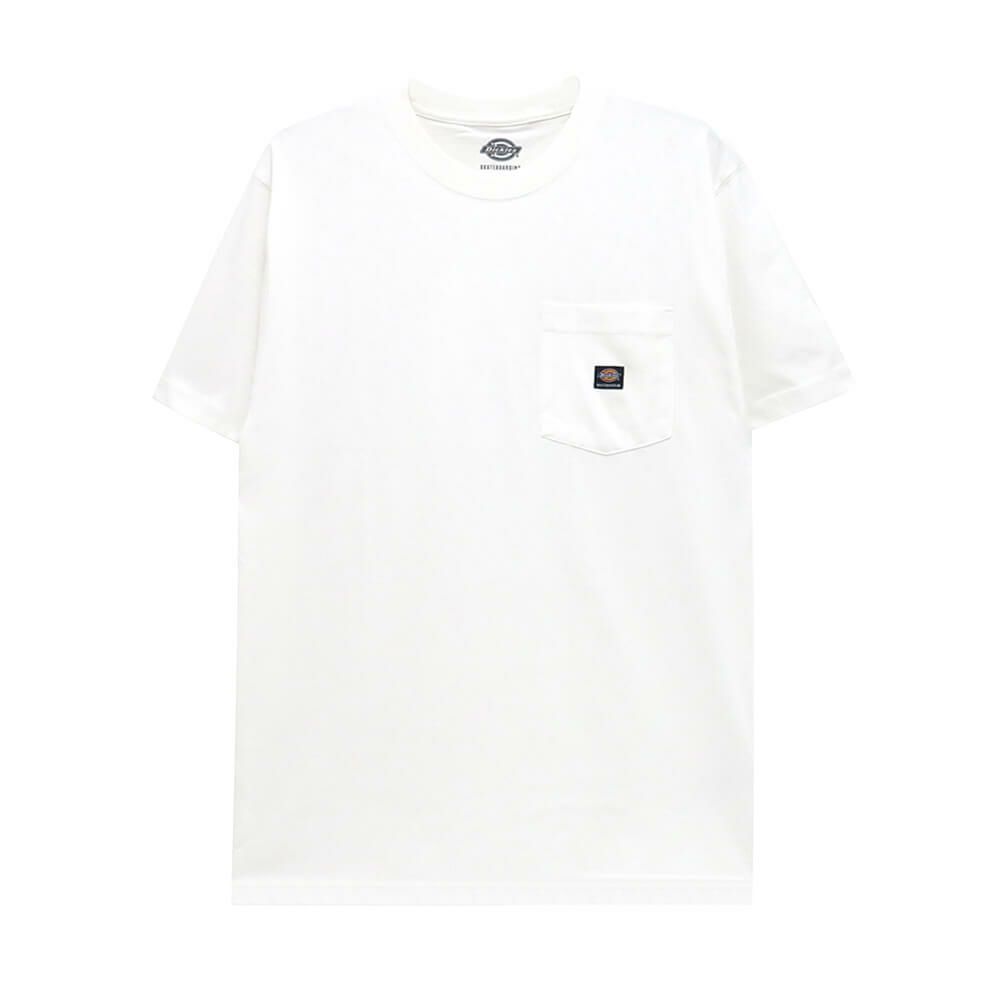 DICKIES SKATEBOARDING T-SHIRT ディッキーズ スケートボーディング Tシャツ RELAXED FIT POCKET WHITE スケートボード スケボー 