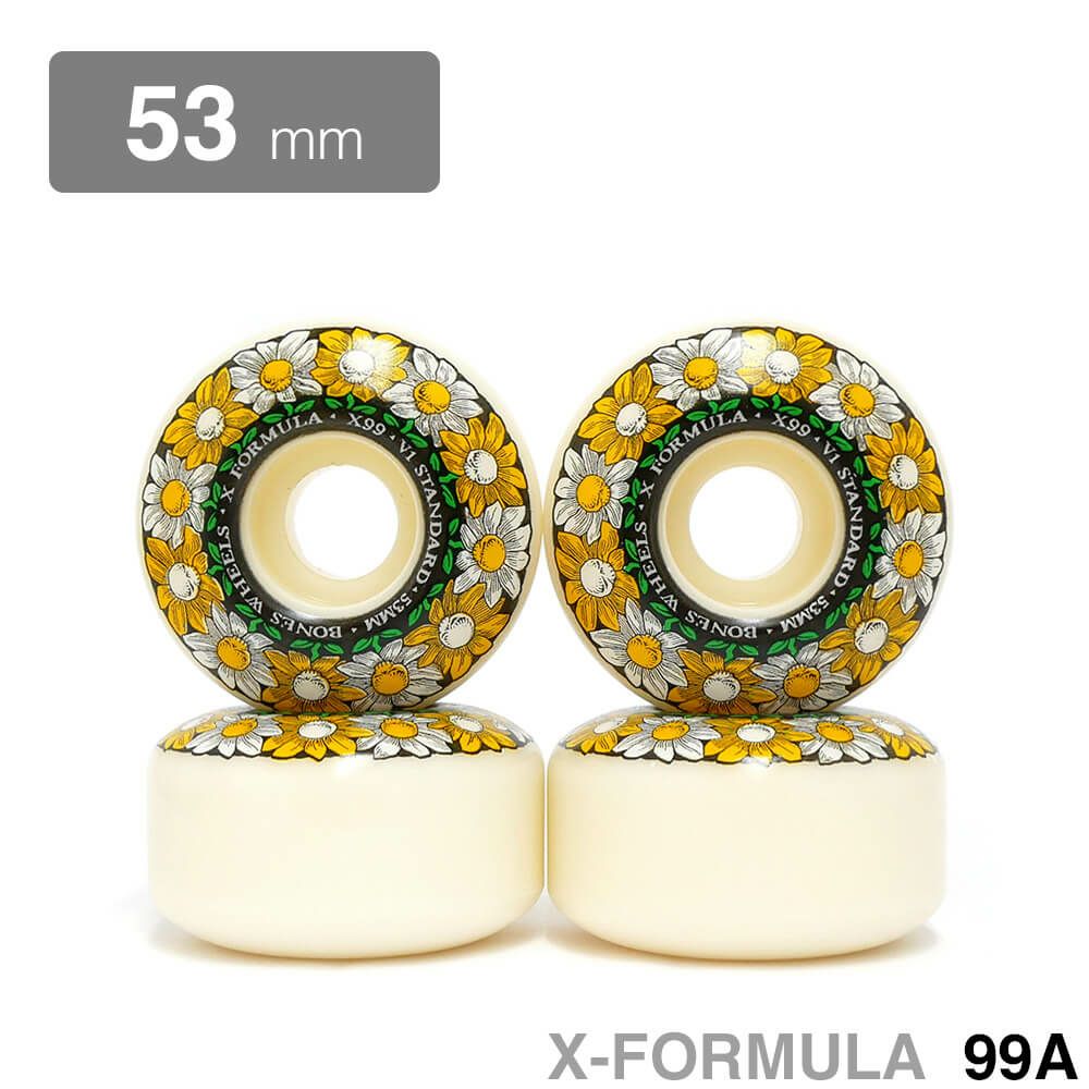 BONES WHEEL ボーンズ ウィール X-FORMULA V1（STANDARD）99A PUSHING UP DAISIES 53mm スケートボード スケボー