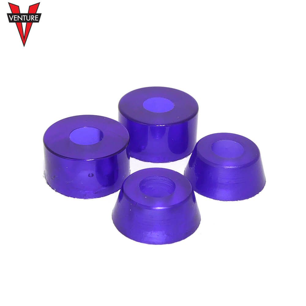 VENTURE BUSHING ベンチャー クッシュ ブッシュ BUSHINGS CLEAR PURPLE 90（純正） スケートボード スケボー