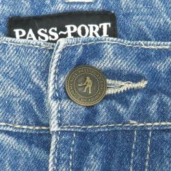 PASS~PORT SHORTS パスポート ショーツ DENIM WORKERS CLUB R41 WASHED LIGHT INDIGO スケートボード スケボー 2