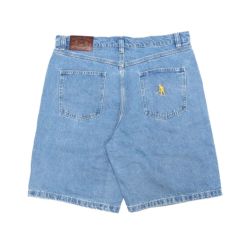 PASS~PORT SHORTS パスポート ショーツ DENIM WORKERS CLUB R41 WASHED LIGHT INDIGO スケートボード スケボー 6