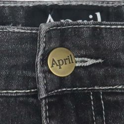 APRIL JEANS エイプリル パンツ ジーンズ WASHED BLACK CARPENTER JEANS WASHED BLACK スケートボード スケボー 2