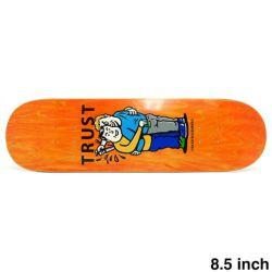 POLAR DECK ポーラー デッキ OSKAR ROZENBERG TRUST ORANGE STAIN 8.5 SHORT スケートボード スケボー