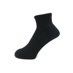 EVISEN SOCKS エビセン ソックス 靴下 E LOGO ANKLE SOCKS BLACK スケートボード スケボー 1