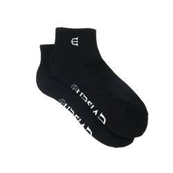 EVISEN SOCKS エビセン ソックス 靴下 E LOGO ANKLE SOCKS BLACK スケートボード スケボー 3