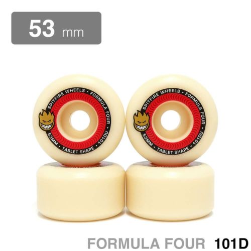 SPITFIRE WHEEL スピットファイヤー ウィール FORMULA FOUR (F4) TABLETS 101D 53mm スケートボード スケボー