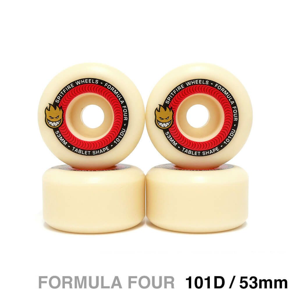 SPITFIRE WHEEL スピットファイヤー ウィール FORMULA FOUR (F4) TABLETS 101D 53mm スケートボード スケボー