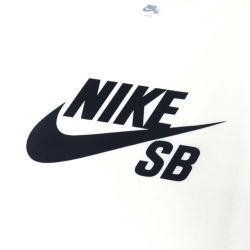 NIKE SB T-SHIRT ナイキSB Tシャツ CV7540 LOGO WHITE/BLACK CV7540-100 スケートボード スケボー 1