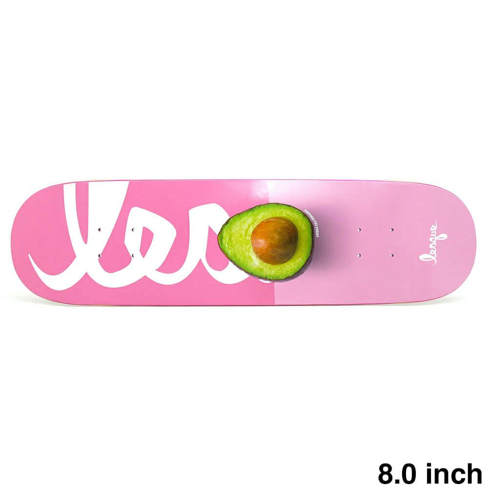 LESQUE DECK レスケ デッキ TEAM AVOCADO PINK 8.0 スケートボード スケボー