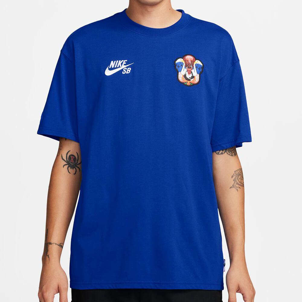 NIKE SB T-SHIRT ナイキSB Tシャツ USA OLY RTL TEE 青 FZ8935-417 スケートボード スケボー