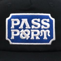 PASS~PORT CAP パスポート キャップ YEARBOOK LOGO WORKERS BLACK スケートボード スケボー 4