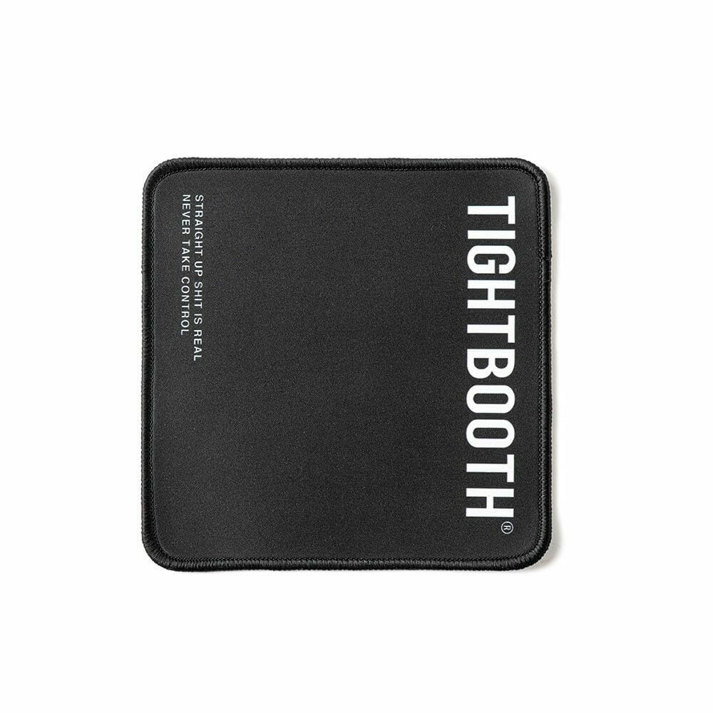 TIGHTBOOTH（TBPR）MOUSE PAD タイトブース マウスパッド LABEL LOGO MOUSE PAD BLACK スケートボード スケボー 