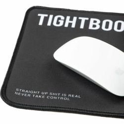 TIGHTBOOTH（TBPR）MOUSE PAD タイトブース マウスパッド LABEL LOGO MOUSE PAD BLACK スケートボード スケボー 4