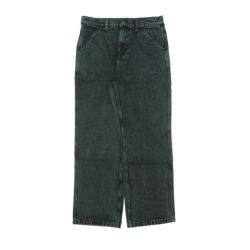 PASS~PORT JEANS パスポート パンツ ジーンズ WORKERS CLUB JEANS DARK GREEN OVERDYE スケートボード スケボー 