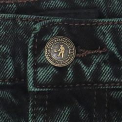 PASS~PORT JEANS パスポート パンツ ジーンズ WORKERS CLUB JEANS DARK GREEN OVERDYE スケートボード スケボー 2