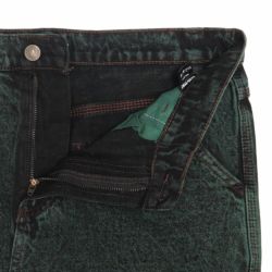 PASS~PORT JEANS パスポート パンツ ジーンズ WORKERS CLUB JEANS DARK GREEN OVERDYE スケートボード スケボー 3