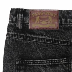 PASS~PORT JEANS パスポート パンツ ジーンズ WORKERS CLUB JEANS GREY OVERDYE スケートボード スケボー 5