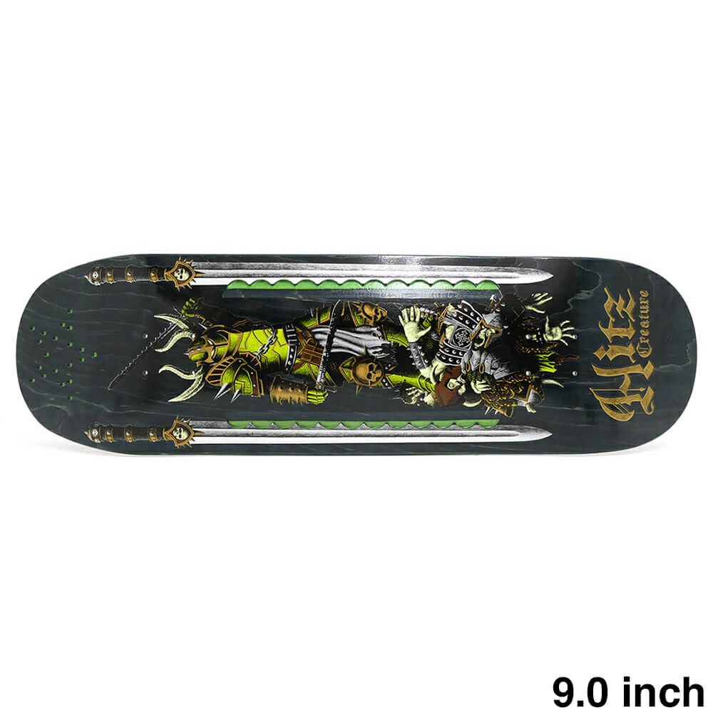 CREATURE DECK クリーチャー デッキ SAM HITZ SERRATOR 9.0 SLAB SHAPE スケートボード スケボー