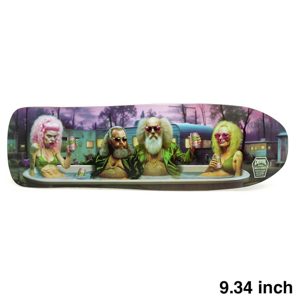 CREATURE DECK クリーチャー デッキ WILLIS KIMBEL MANOR VX 9.34 WILLIS SHAPE スケートボード スケボー