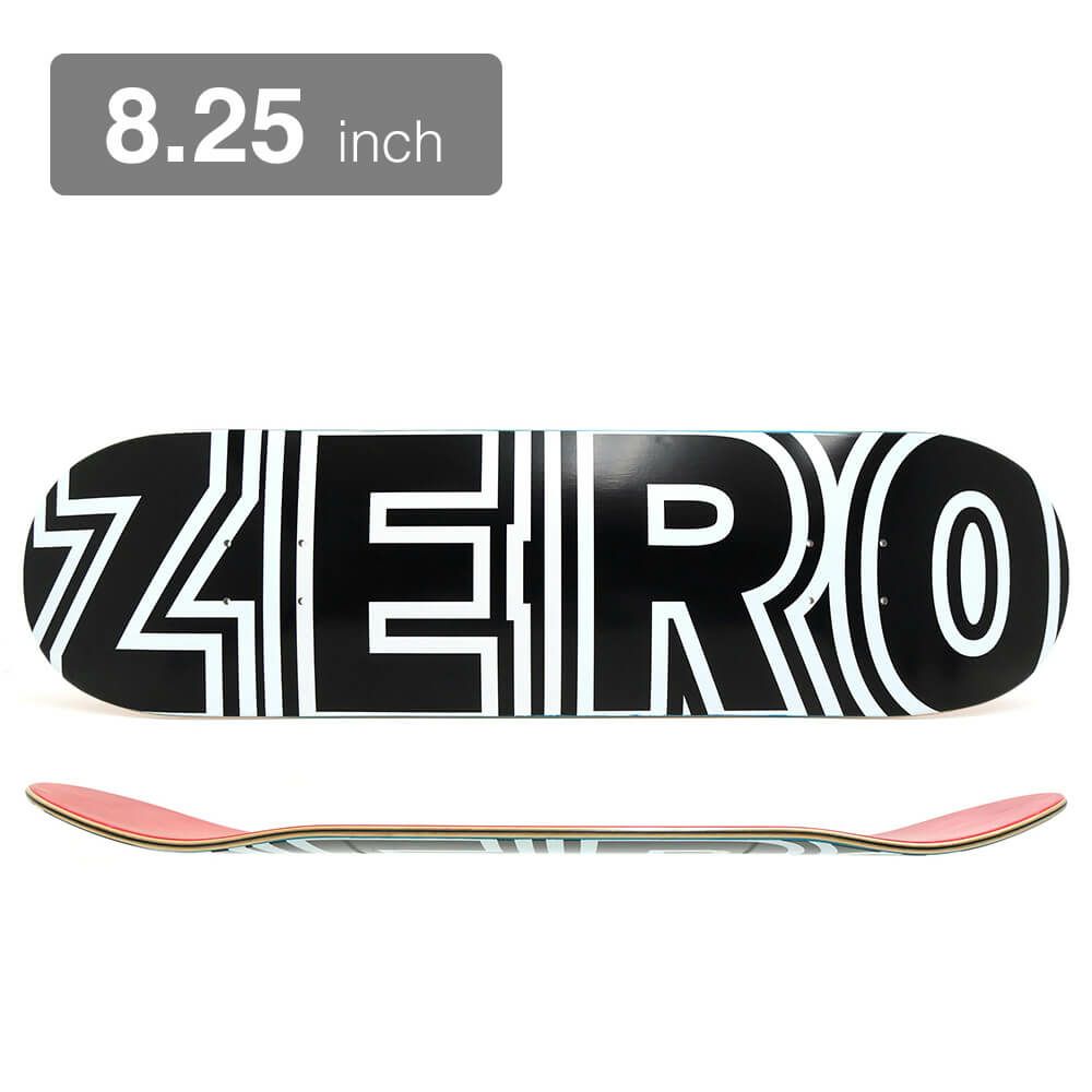 ZERO DECK ゼロ デッキ TEAM CLASSIC BOLD 8.25 RESIN-7 スケートボード スケボー