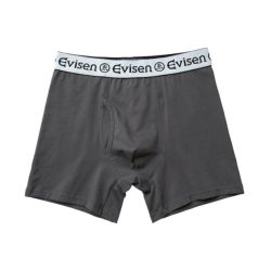 EVISEN UNDERWERE エビセン アンダーウェア MODERN COTTON STRETCH BRIEFS (2 PACK) BLACK/CHARCOAL スケートボード スケボー 2