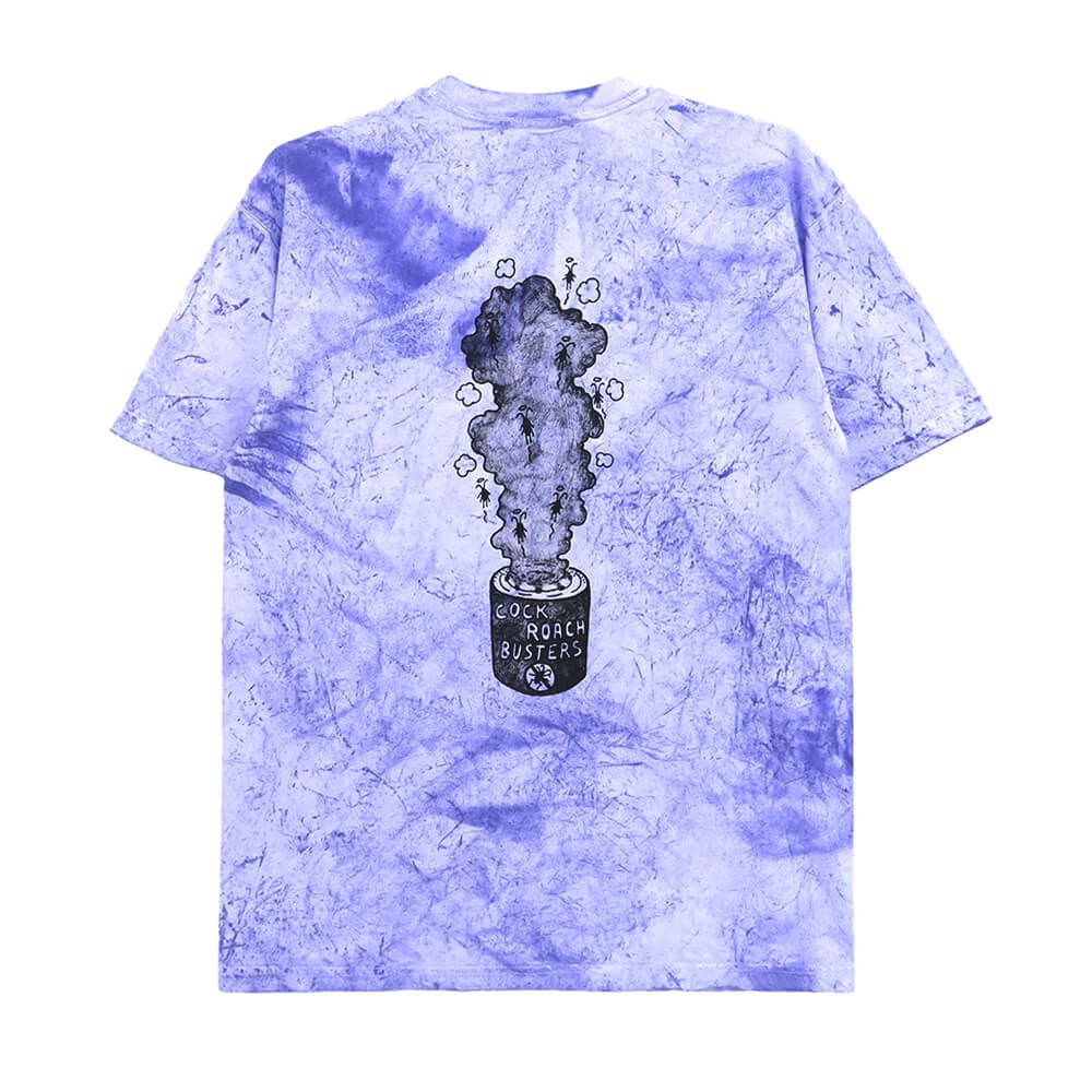 COCKROACH T-SHIRT コックローチ Tシャツ G BASTER PURPLE SMOKE スケートボード スケボー 