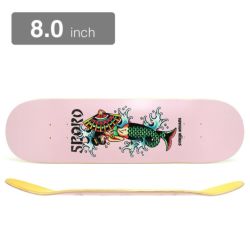 5BORO DECK ファイブボロ デッキ SHINYA NOHARA MERMAID PINK 8.0（STEVE BOLTZ） スケートボード  スケボー | スケートボードのカリフォルニアストリート