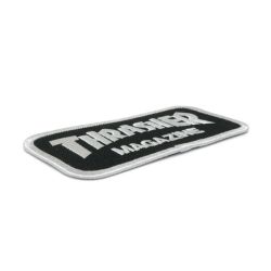 THRASHER PATCH スラッシャー ワッペン LOGO PATCH BLACK/GREY（US企画） スケートボード スケボー 1