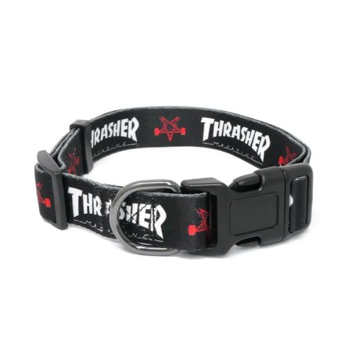 THRASHER DOG COLLAR スラッシャー ドッグカラー（首輪）DOG COLLAR LARGE 1（US企画） スケートボード スケボー