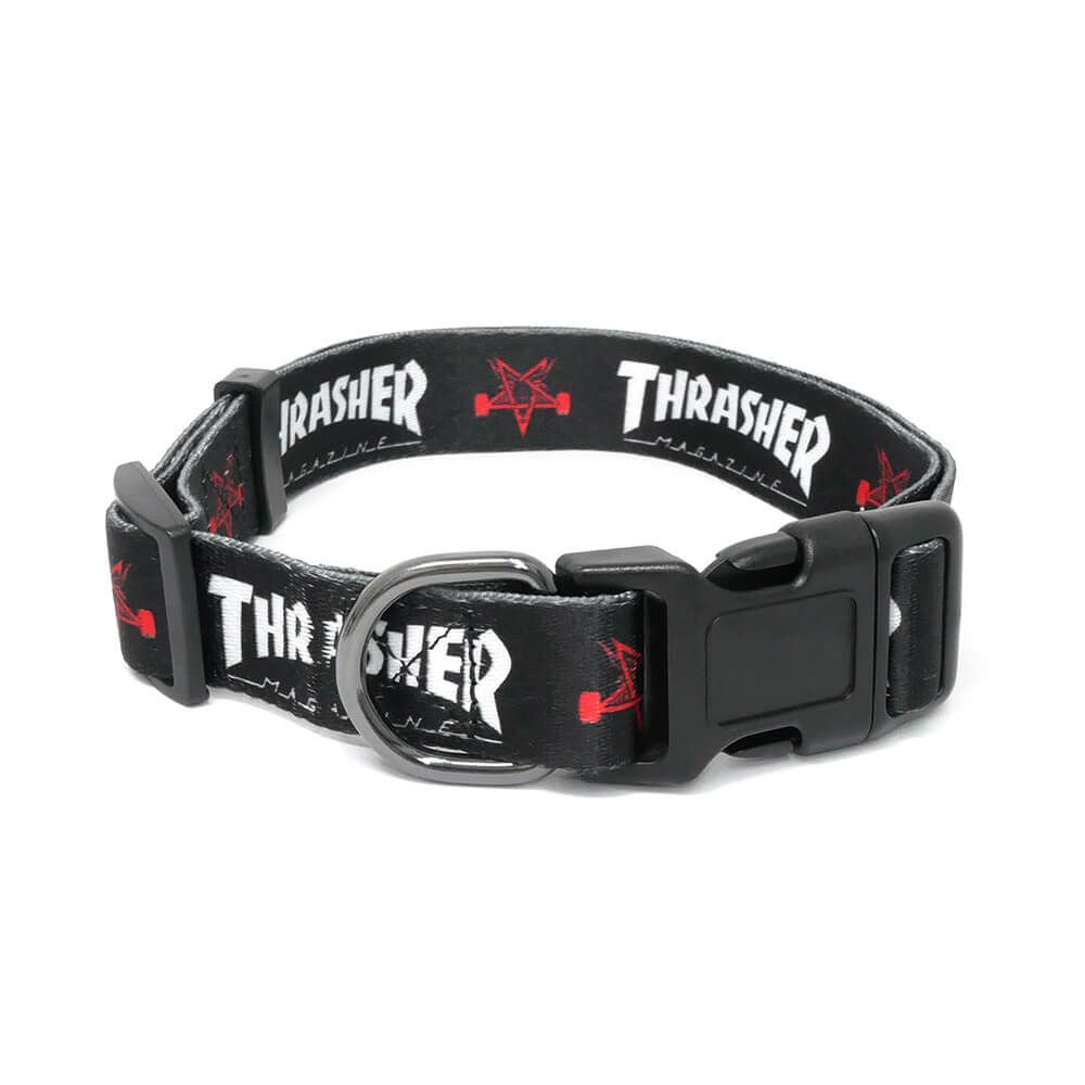 THRASHER DOG COLLAR スラッシャー ドッグカラー（首輪）DOG COLLAR LARGE 1（US企画） スケートボード スケボー