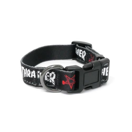 THRASHER DOG COLLAR スラッシャー ドッグカラー（首輪）DOG COLLAR SMALL 3/4（US企画） スケートボード スケボー