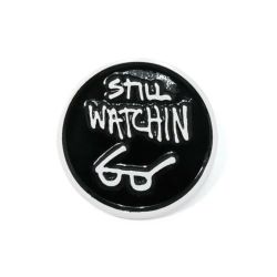 THRASHER BADGE スラッシャー バッジ STILL WATCHIN LAPEL PIN（US企画） スケートボード スケボー