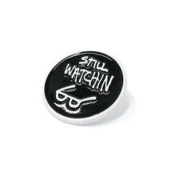 THRASHER BADGE スラッシャー バッジ STILL WATCHIN LAPEL PIN（US企画） スケートボード スケボー 1