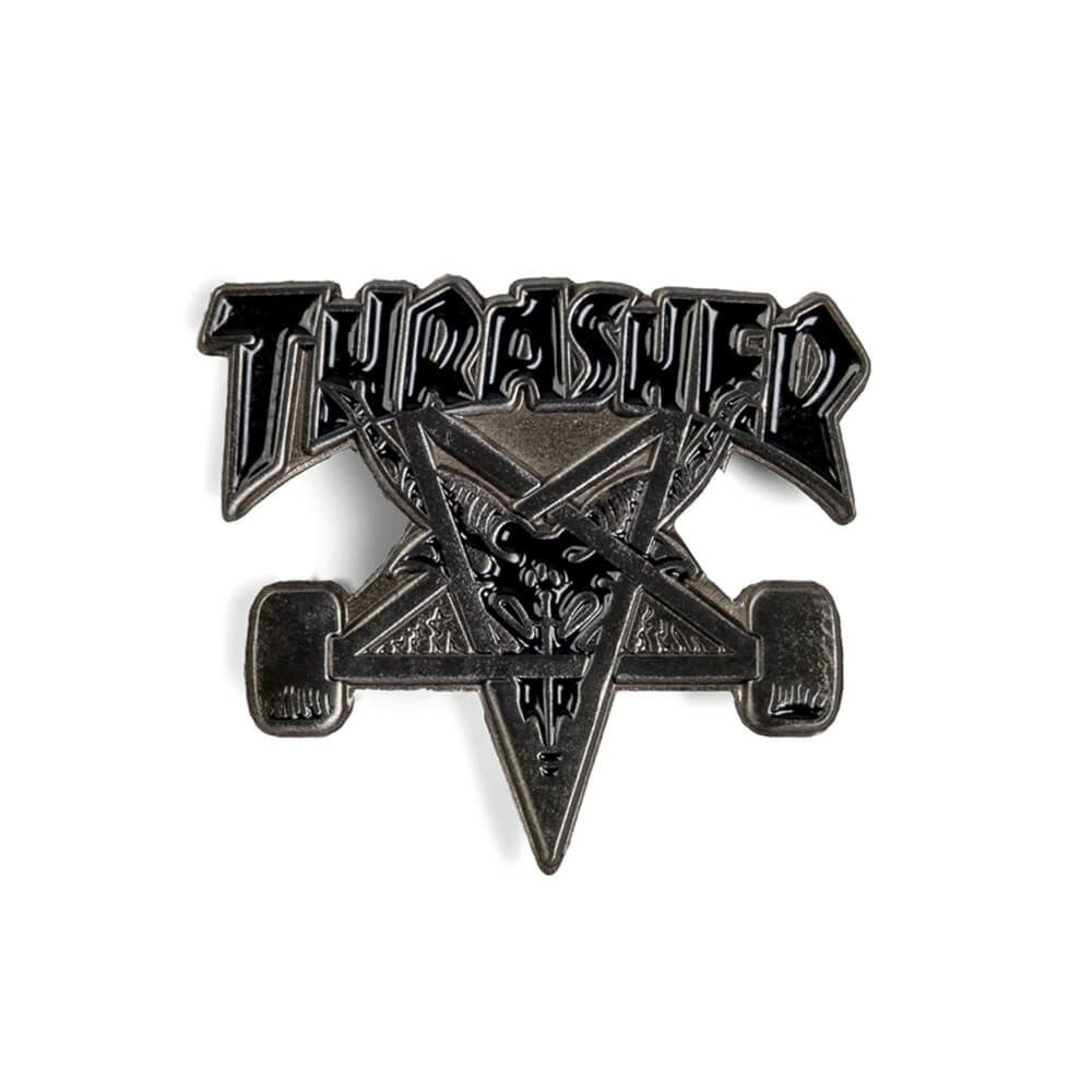 THRASHER BADGE スラッシャー バッジ SKATE GOAT LAPEL PIN（US企画） スケートボード スケボー