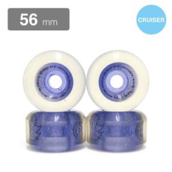 SPITFIRE WHEEL スピットファイヤー ソフトウィール（クルーザー） SAPPHIRES 90DU CRUISER RADIALS GRIMPLE DUST クリア 56mm スケートボード スケボー