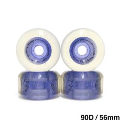 SPITFIRE WHEEL スピットファイヤー ソフトウィール（クルーザー） SAPPHIRES 90DU CRUISER RADIALS GRIMPLE DUST クリア 56mm スケートボード スケボー