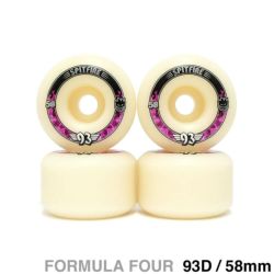 SPITFIRE WHEEL スピットファイヤー ウィール FORMULA FOUR (F4) RADIALS 93D SOFT SLIDERS 58mm スケートボード スケボー