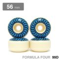 SPITFIRE WHEEL スピットファイヤー ウィール FORMULA FOUR (F4) CLASSIC 99D FURRY CLASSIC BLUE 56mm スケートボード スケボー